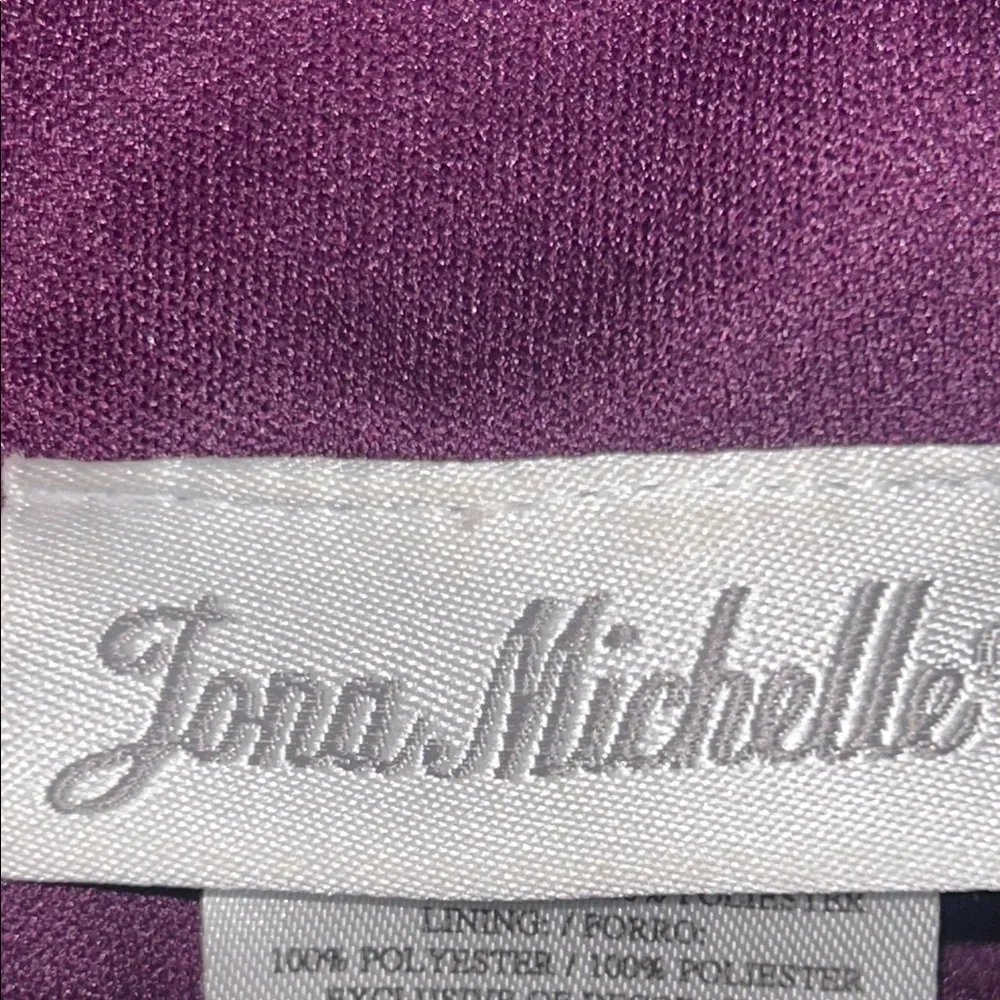 Jona Michelle Velvet and Lace Purple Kids Dress - Picture 11 of 15